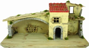 (S067) Szopka "Schwand", do figur o wys. 9-11cm