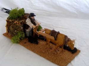 (29/054) Rolnik orze pole, figura ruchoma, 220V