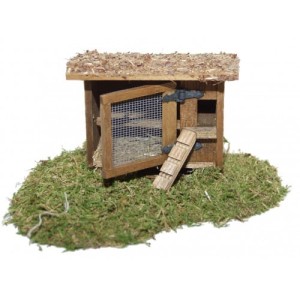 (298/8o) Kurnik do Szopki, 12cm długi