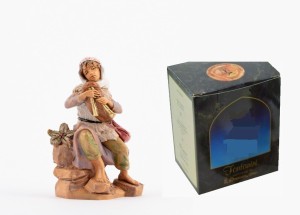 (12/173) Muzykant siedzący z dudami - do figur o wys. 12cm FIGURA LIMITOWANA 2008