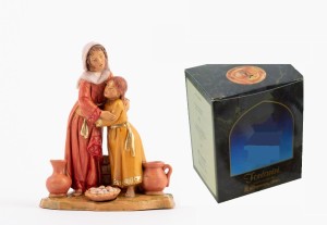 (12/244) Gospodyni z córką - do figur o wys. 12cm FIGURA LIMITOWANA 2005