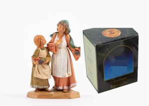 (12/246) Matka i dziecko z owocami - do figur o wys. 12cm FIGURA LIMITOWANA 2006