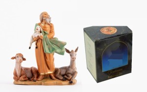 (12/248) Pasterz z wołem, osłem i owieczką - do figur o wys. 12cm FIGURA LIMITOWANA 2009