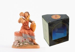 (12/263) Matka siedząca z dzieckiem - do figur o wys. 12cm FIGURA LIMITOWANA 1992