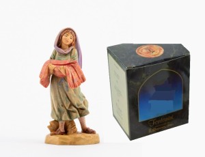 (12/267) Kobieta z kocem - do figur o wys. 12cm FIGURA LIMITOWANA 1995