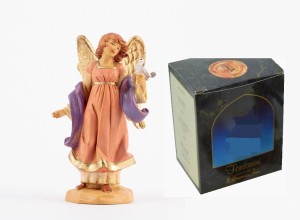 (12/292) Anioł z ptakiem - do figur o wys. 12cm FIGURA LIMITOWANA 1998