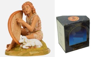 (12/717) Pasterz z harfą - do figur o wys. 12cm FIGURA LIMITOWANA 2022