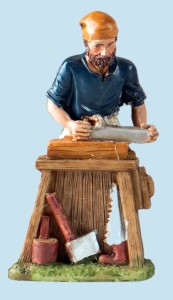 (C3285/1) Stolarz, do figur o wys. 10cm