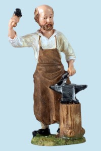 (C3285/11) Kowal stojący, do figur o wys. 10cm