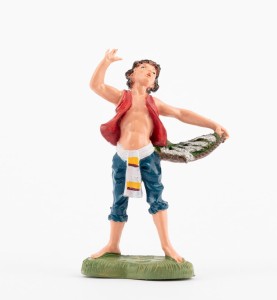 (10TR/125) Sprzedawca ryb - do figur o wysokości 10cm