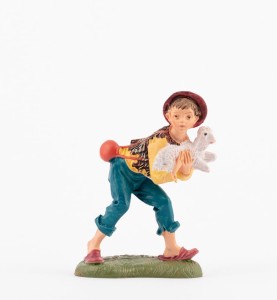 (10TR/129) Chłopak z barankiem - do figur o wysokości 10cm