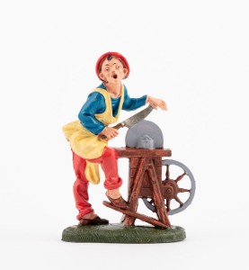 (10TR/236) Gospodarz przy szlifierce - do figur o wysokości 10cm