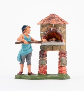 (10TR/271) Piekarz przy piecu - do figur o wysokości 10cm