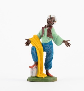 (10TR/132) Ciemnoskóry mężczyzna - do figur o wysokości 10cm