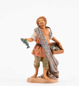 (19/353) Wędkarz sprzedaje ryby – do figur o wys. 19cm