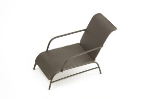 (G1047-B) Leżak ogrodowy, brązowy - 7,0cm wysoki