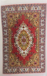 (Z700-1) Dywan do dekoracji Szopki, wymiary: 8x13cm