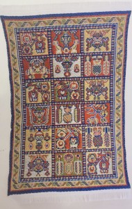 (Z700-3) Dywan do dekoracji Szopki, wymiary: 8x13cm