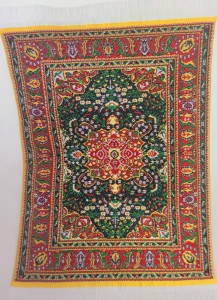 (Z701-6) Dywan do dekoracji Szopki, wymiary: 10x16cm