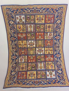 (Z702-2) Dywan do dekoracji Szopki, wymiary: 15x23cm