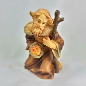 (K005-21) Pasterz, klęczący z chlebem, do figur o wys. 13cm