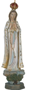 (M015-32) Matka Boska Fatimska - 31,8cm wysoka