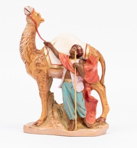 (19/342) Poganiacz wielbłądów z wielbłądem – do figur o wys. 19cm