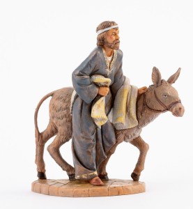 (19/363) Wędrowiec z osłem – do figur o wys. 19cm