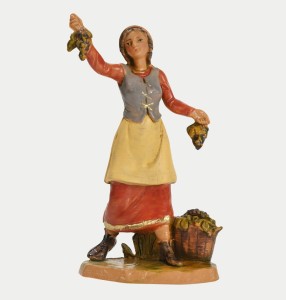 (9,5/927) Dziewczyna sprzedaje winogrona – do figur o wys. 9,5cm
