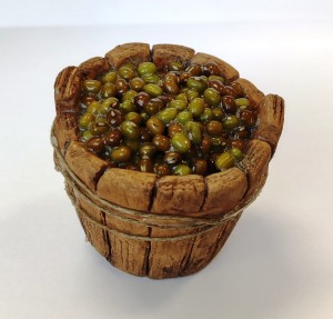 (86340) Beczka z oliwkami, 5,5 x 4,5 x 5,5cm