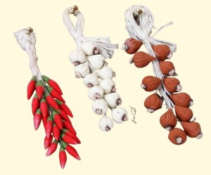 (86771) Warzywa do powieszenia, 3 różne