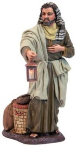 (STM01A) RUCHOMA FIGURA DO SZOPKI - Św. Józef, stojący, do figur o wysokości 30cm
