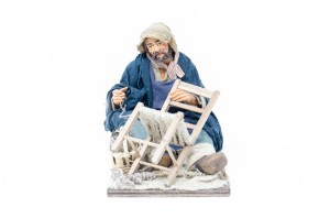 (HMSD) RUCHOMA FIGURA DO SZOPKI - Naprawa krzesła, do figur o wysokości 30cm
