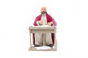 (HMCE) RUCHOMA FIGURA DO SZOPKI - Protokolant, do figur o wysokości 30cm