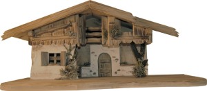 (S051) Szopka "Wallgau", do figur o wys. 11-15cm