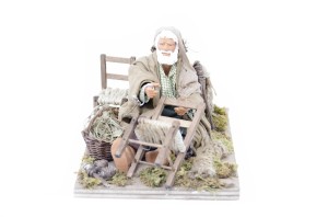 (RMSD) RUCHOMA FIGURA DO SZOPKI - Naprawa krzesła, do figur o wysokości 15cm