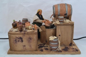 (RMVI) RUCHOMA FIGURA DO SZOPKI- Winiarz, do figur o wysokości 15cm