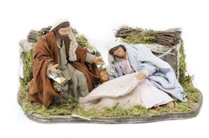 (TMNB) RUCHOMA FIGURA DO SZOPKI - Św. Rodzina, do figur o wysokości 12cm