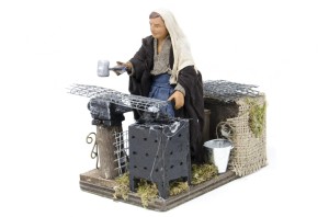 (TMFB) RUCHOMA FIGURA DO SZOPKI - Kowal, do figur o wysokości 12cm