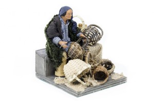 (TMCS) RUCHOMA FIGURA DO SZOPKI - Produkcja koszyków, do figur o wysokości 12cm