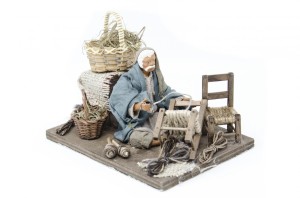 (TMSD) RUCHOMA FIGURA DO SZOPKI - Naprawa krzesła, do figur o wysokości 12cm