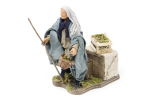 (TMPA) RUCHOMA FIGURA DO SZOPKI- Pasterz z kijem, do figur o wysokości 12cm