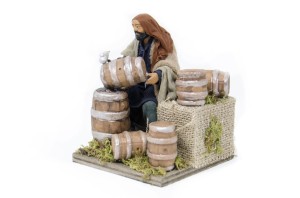 (TMBT) RUCHOMA FIGURA DO SZOPKI- Produkcja beczek do wina, do figur o wysokości 12cm