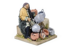 (TMPT) RUCHOMA FIGURA DO SZOPKI- Naprawa dzbanku, do figur o wysokości 12cm