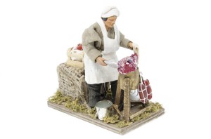 (TMMC) RUCHOMA FIGURA DO SZOPKI- Rzeźnik, do figur o wysokości 12cm