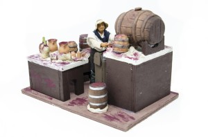 (TMVI) RUCHOMA FIGURA DO SZOPKI- Winiarz, do figur o wysokości 12cm