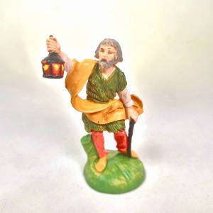 (6,5TR/15) Staruszek z latarnią, kolory tradycyjne - do figur o wys. 6,5cm