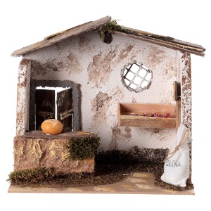 (11664) Sklep z pieczywem- 20x14x18cm