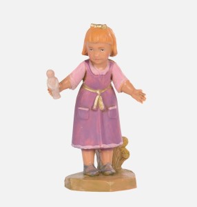 (12/728) FONTANINI Dziewczyna z lalką - do figur o wys. 12cm