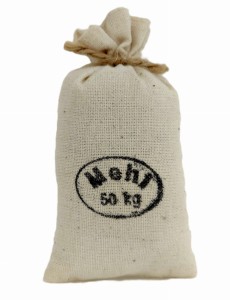 (WorekDuży) Duży worek jutowy na mąkę, 7 x 4,5cm, do figur 11-15cm